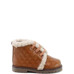 Papanatas Luggage Diamond Cut Shearling Baby Bootie Sale