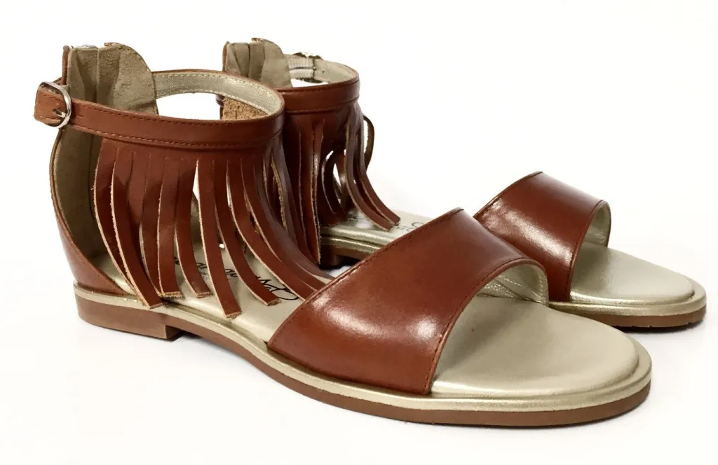 Papanatas Luggage Fringe Sandal Online