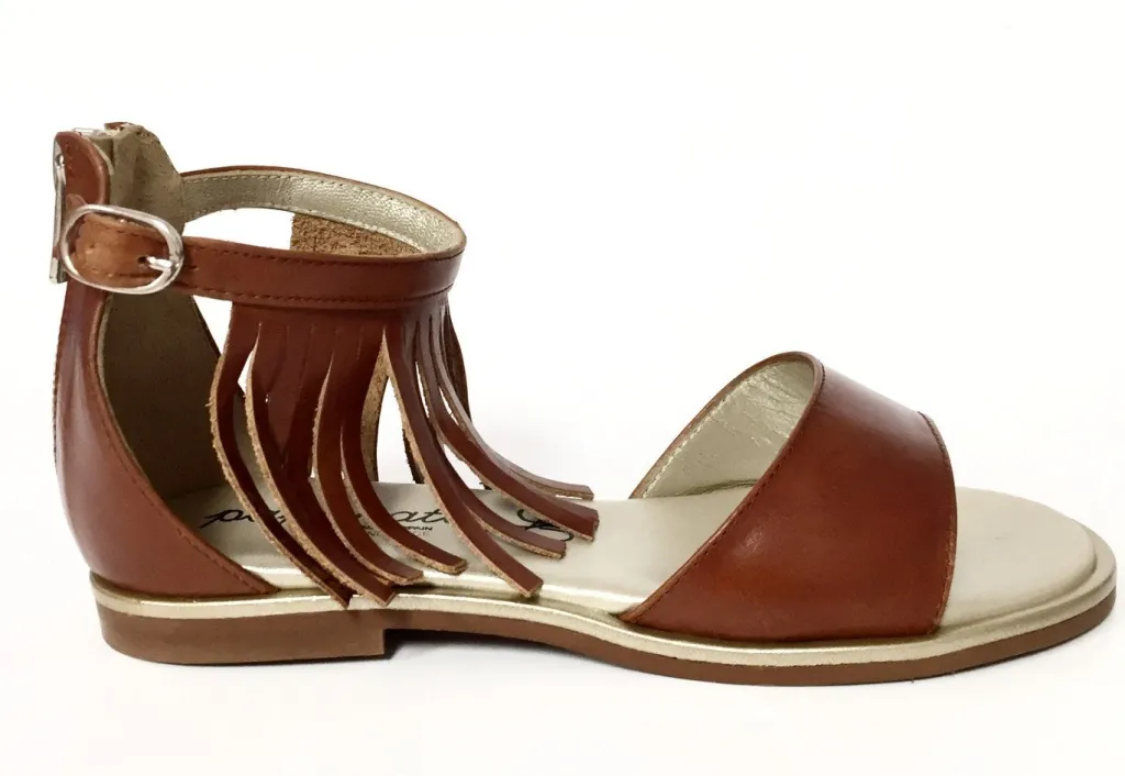 Papanatas Luggage Fringe Sandal Online