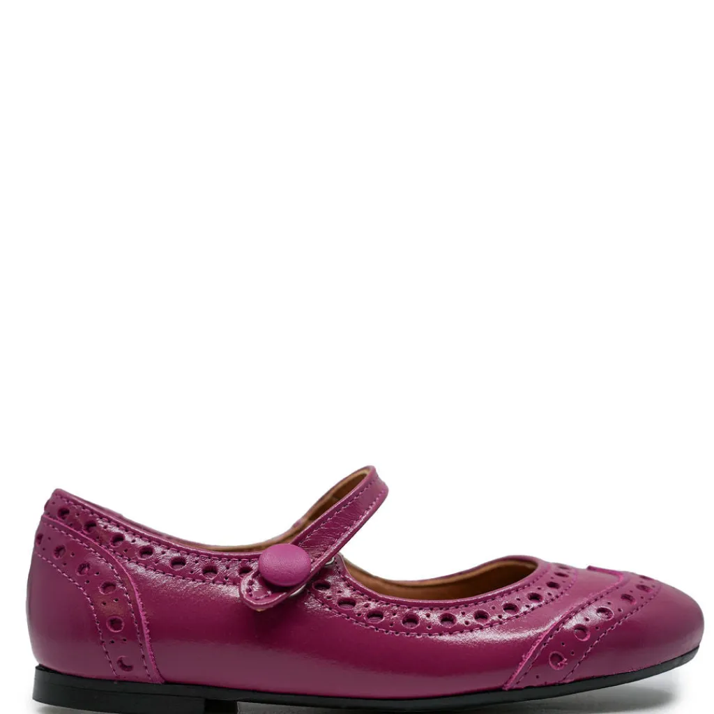 Papanatas Magenta Wingtip Mary Jane Outlet