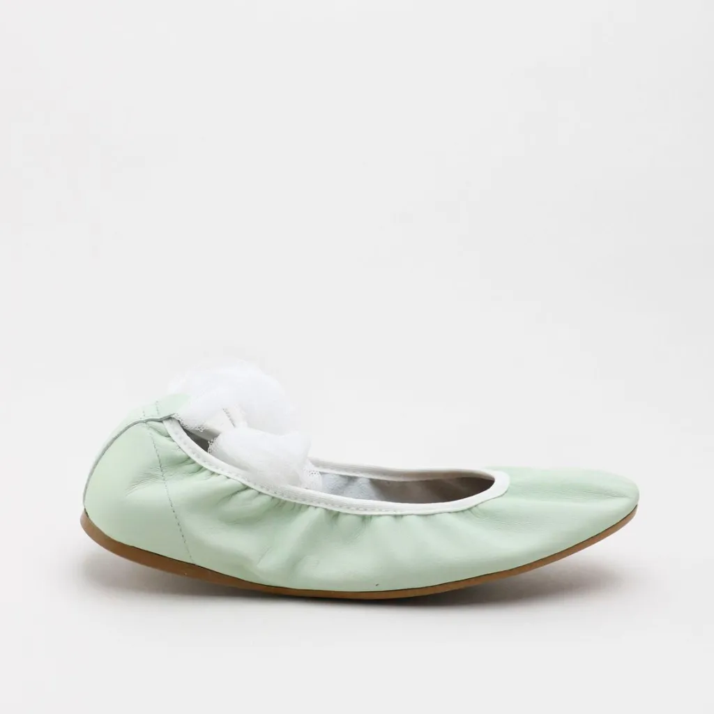 Papanatas Mint Lace Ballet Flat Best