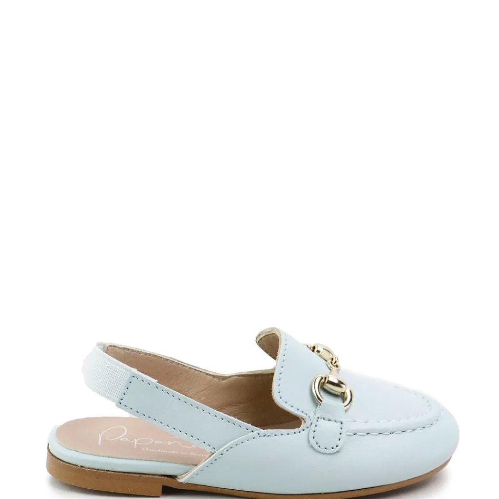 Papanatas Pale Blue Buckle Mule Fashion