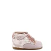 Papanatas Pale Rose Lace Baby Bootie Fashion