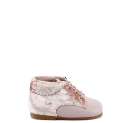Papanatas Pale Rose Lace Baby Bootie Fashion