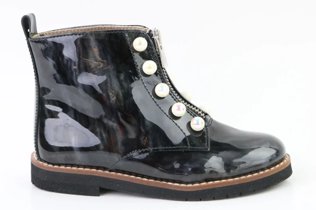 Papanatas Patent Pearl Bootie Hot
