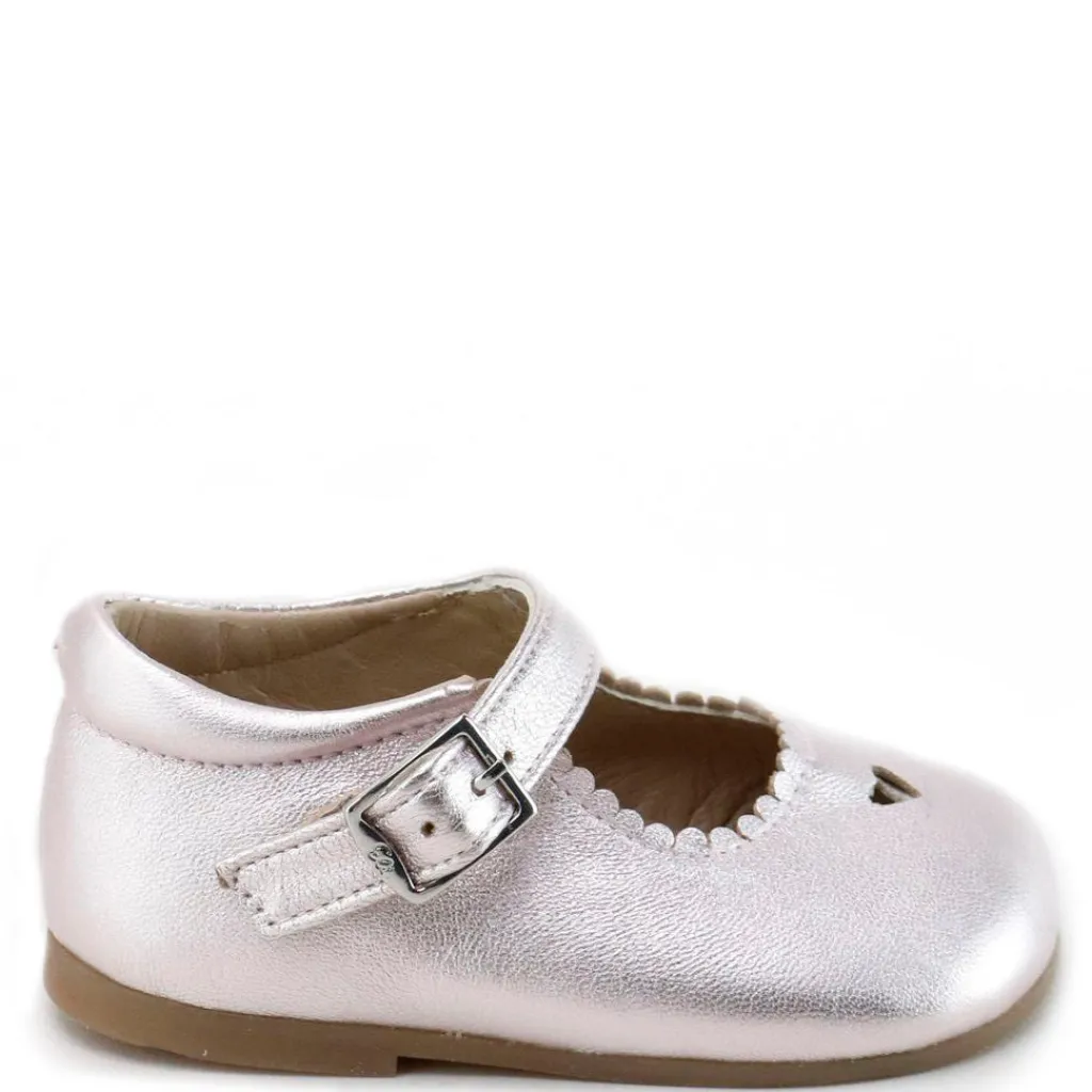 Papanatas Pink Shimmer Heart Baby Shoe Best