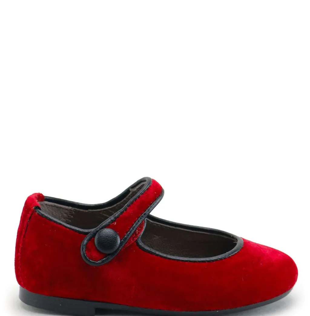 Papanatas Red Velvet Piping Mary Jane Online