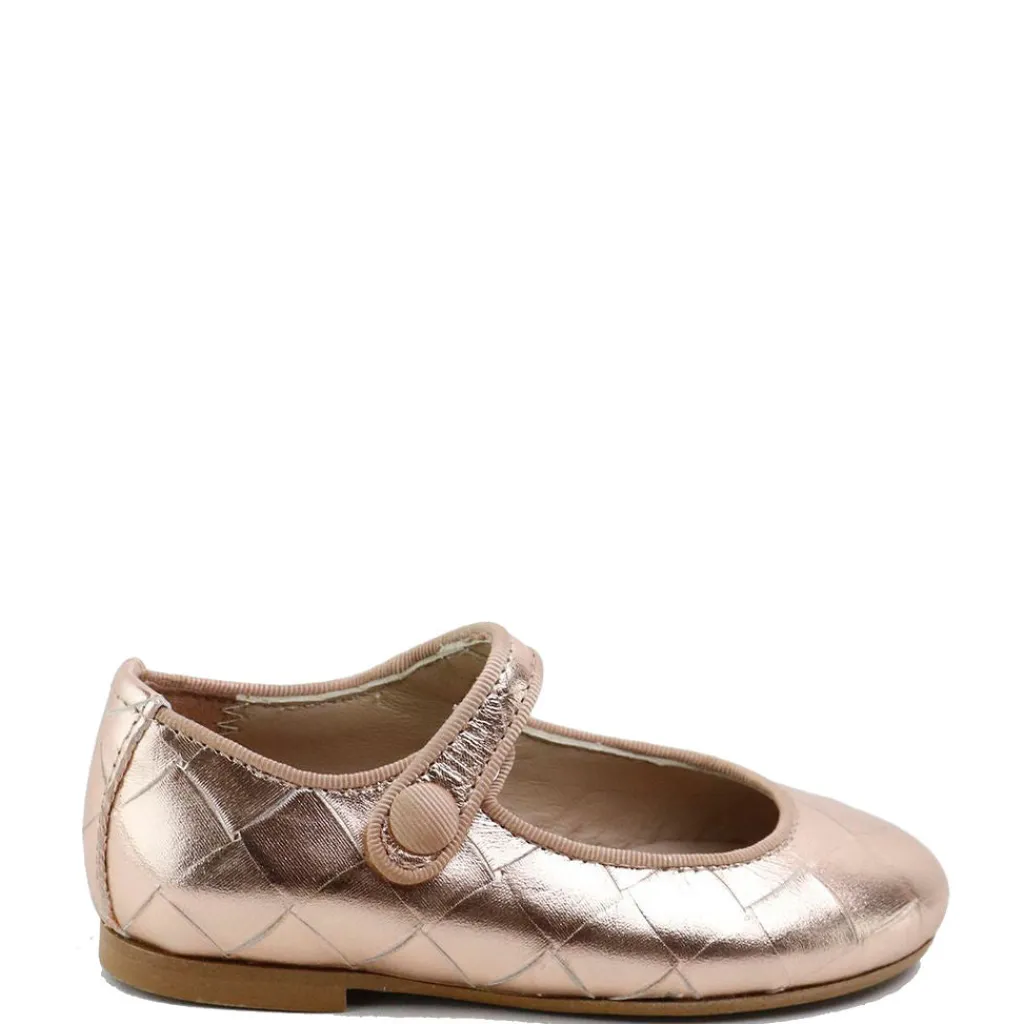 Papanatas Rose Gold Square Mary Jane Fashion