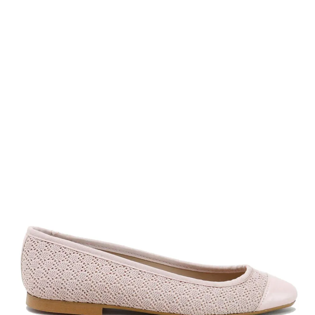 Papanatas Rose Knit Captoe Flat Clearance