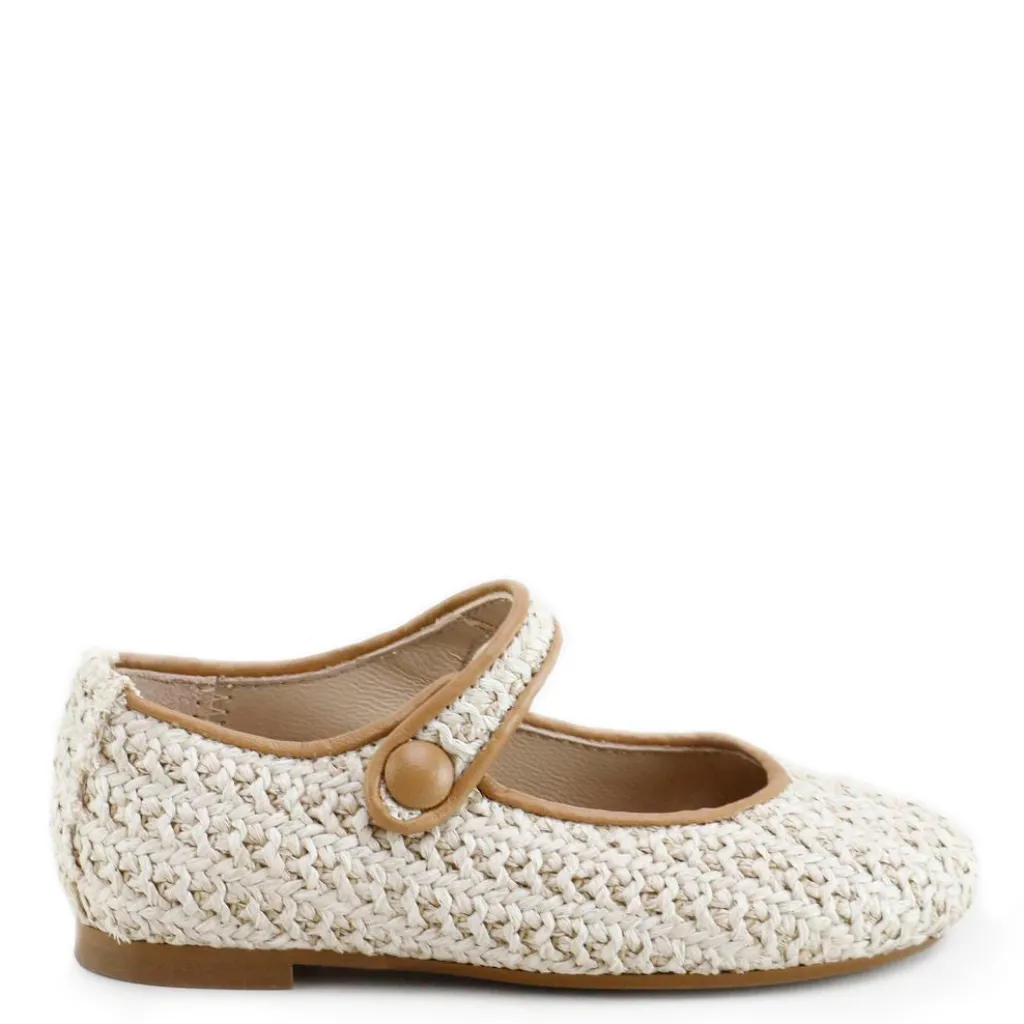 Papanatas Sand Wicker Mary Jane Discount