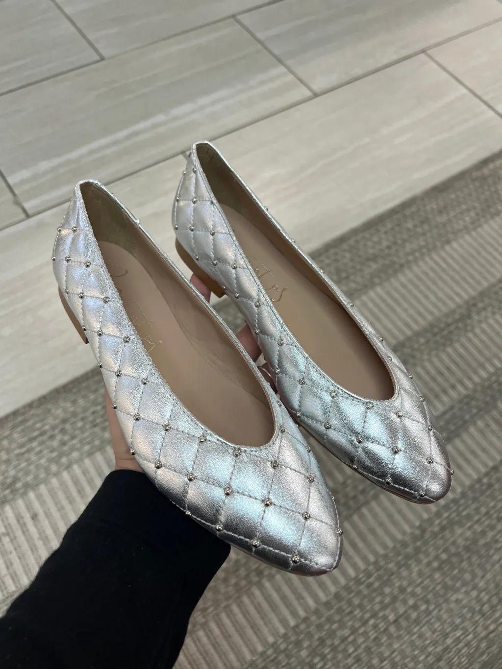Papanatas Silver Stud Flat Online