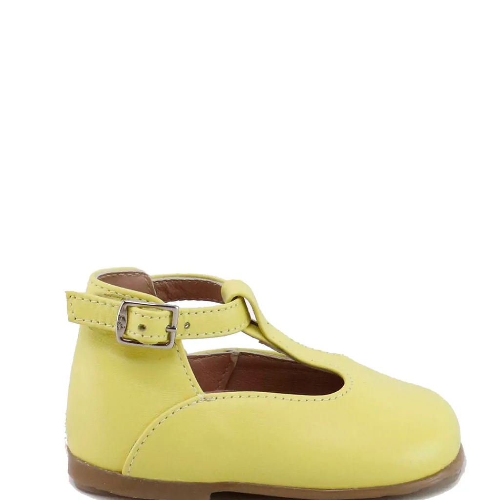 Papanatas Sun Yellow T Strap Baby Shoe Clearance
