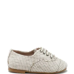 Papanatas Taupe Weave Lace Oxford New