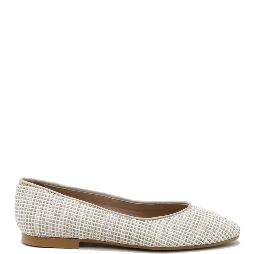 Papanatas Taupe Weave V Flat Hot