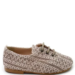 Papanatas Taupe Wicker LaceUp Fashion