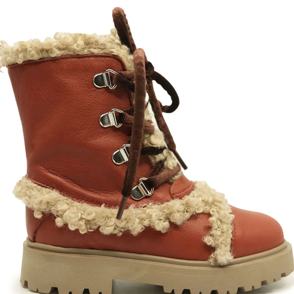PèPè Pepe Brick Shearling Bootie Fashion