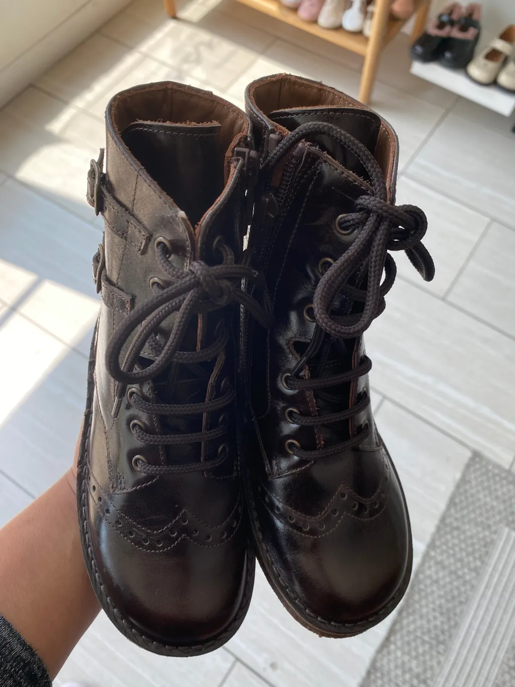 PèPè Pepe Chololate Buckle Boot Sale