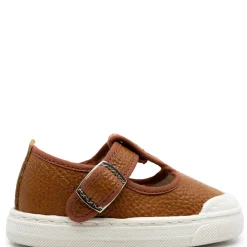 PèPè Pepe Cognac Leather T Strap Baby Shoe Best
