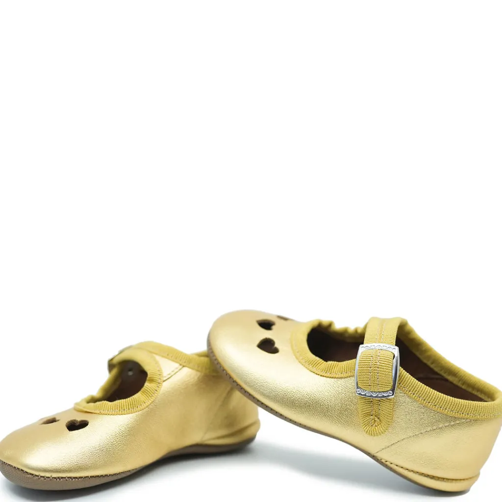 PèPè Pepe Gold Heart Cutout Mary Jane Clearance