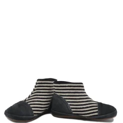 PèPè Pepe Gray Striped Elastic Bootie Clearance