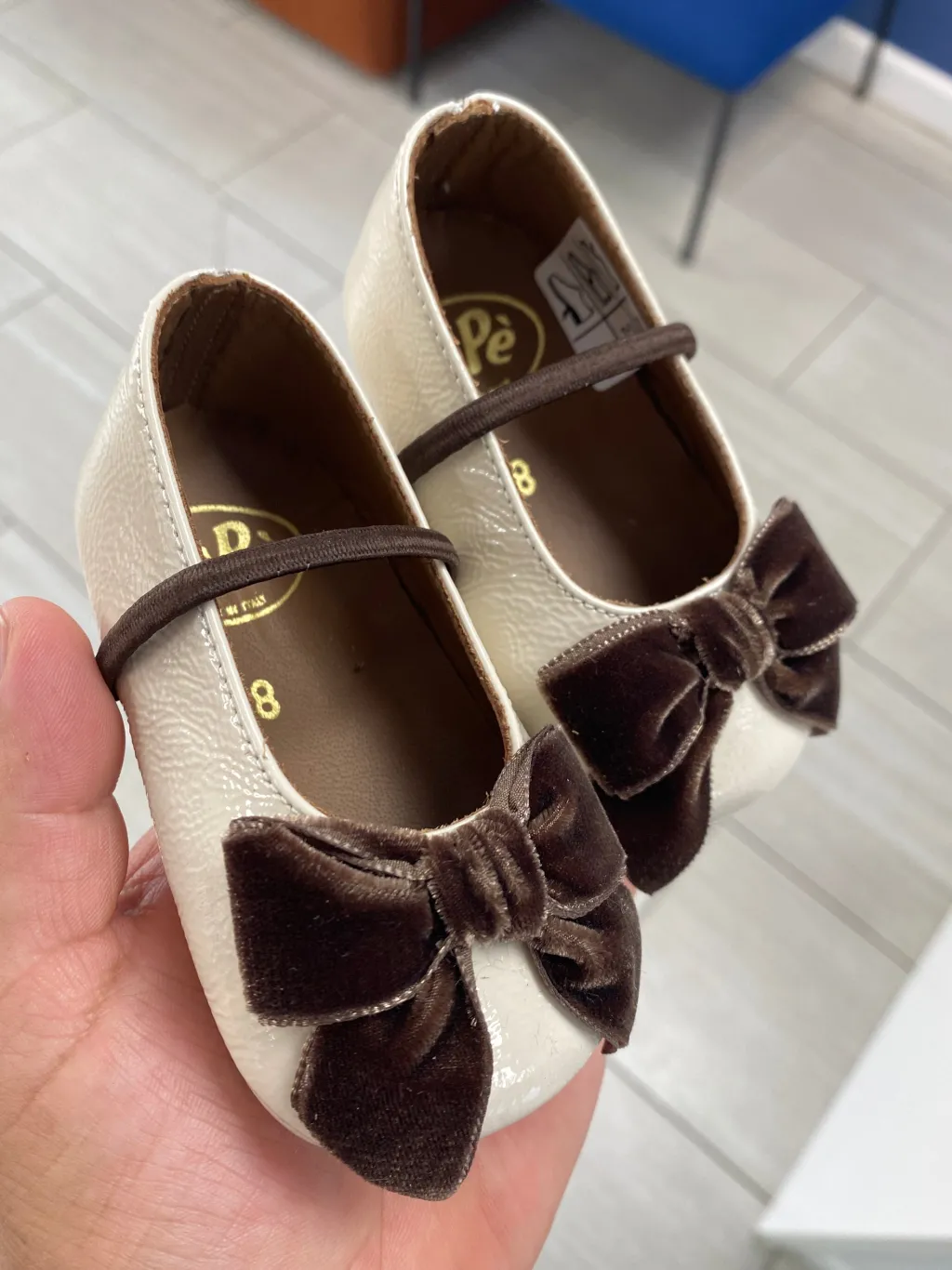 PèPè Pepe Ivory Bow Slipper Loafer Sale