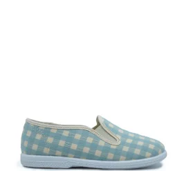 PèPè Pepe Light Blue Gingham Slip On Online