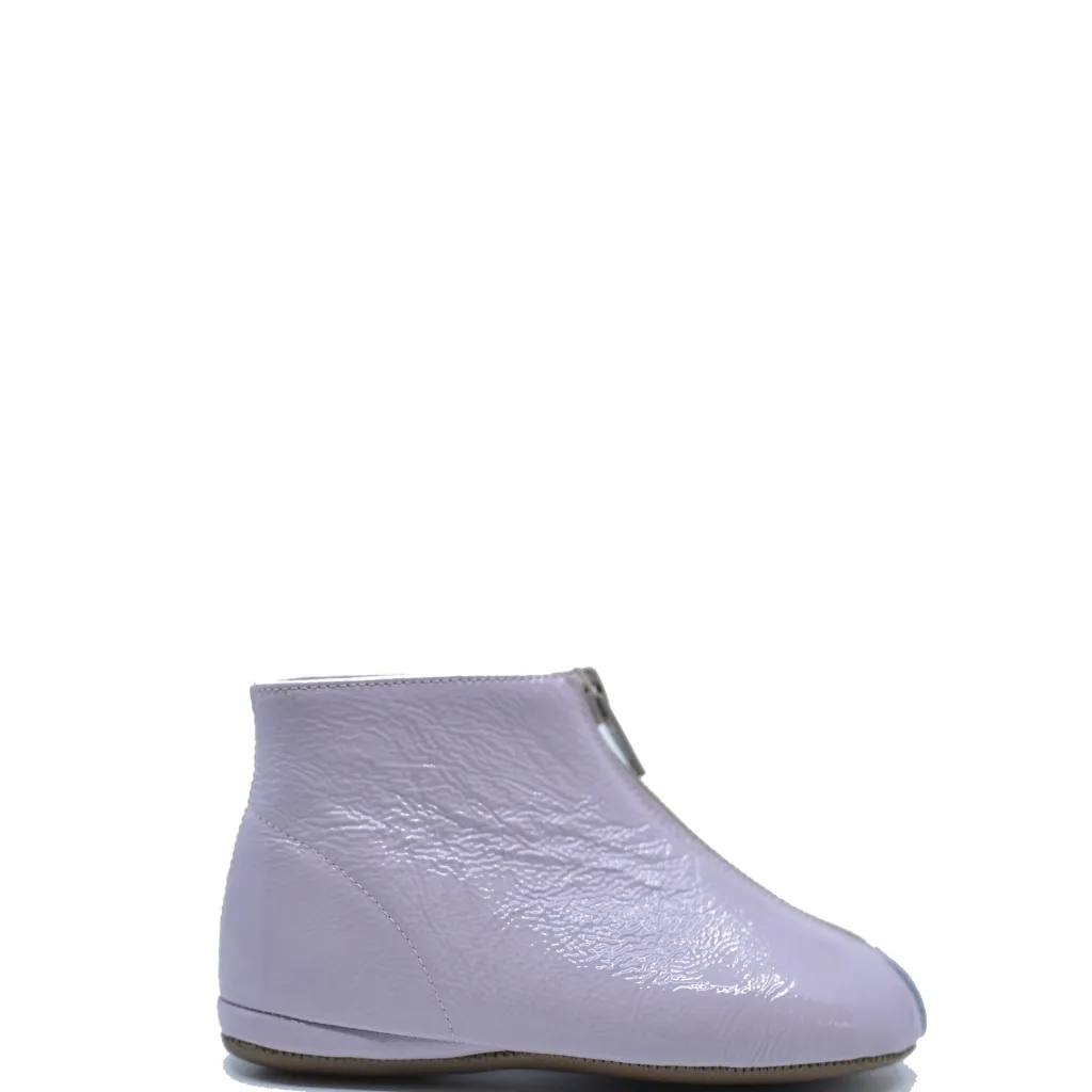 PèPè Pepe Lilac Patent Zipper Bootie Outlet