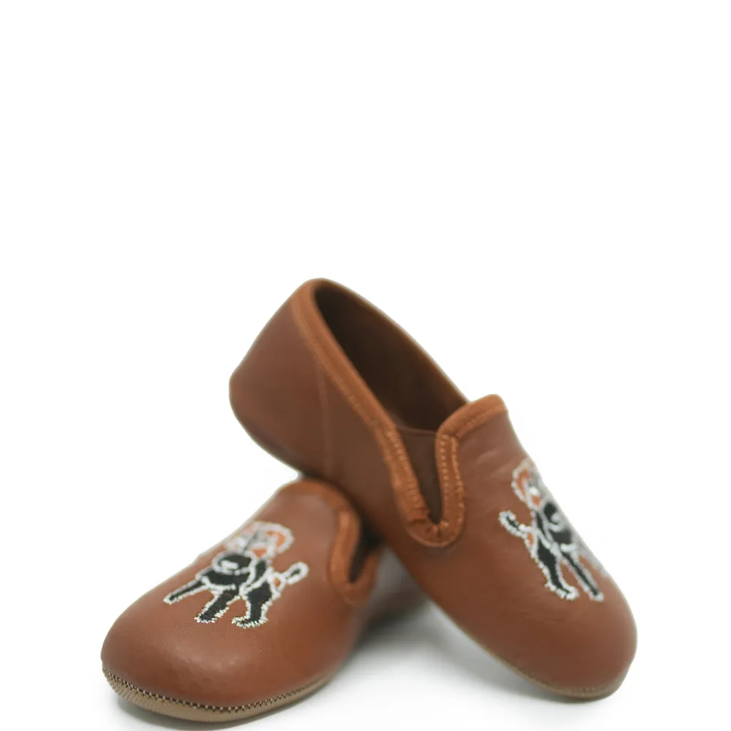 PèPè Pepe Luggage Dog Embroidered Slipper Loafer Fashion