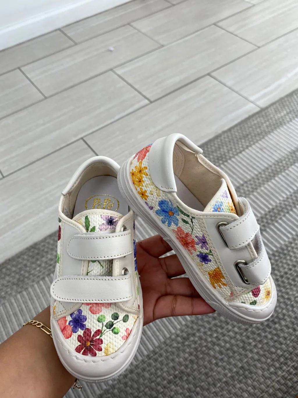 PèPè Pepe Multi Floral Velcro Sneaker Outlet