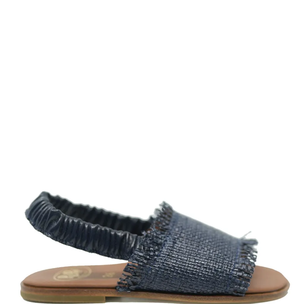 PèPè Pepe Navy Weave Elastic Sandal Hot