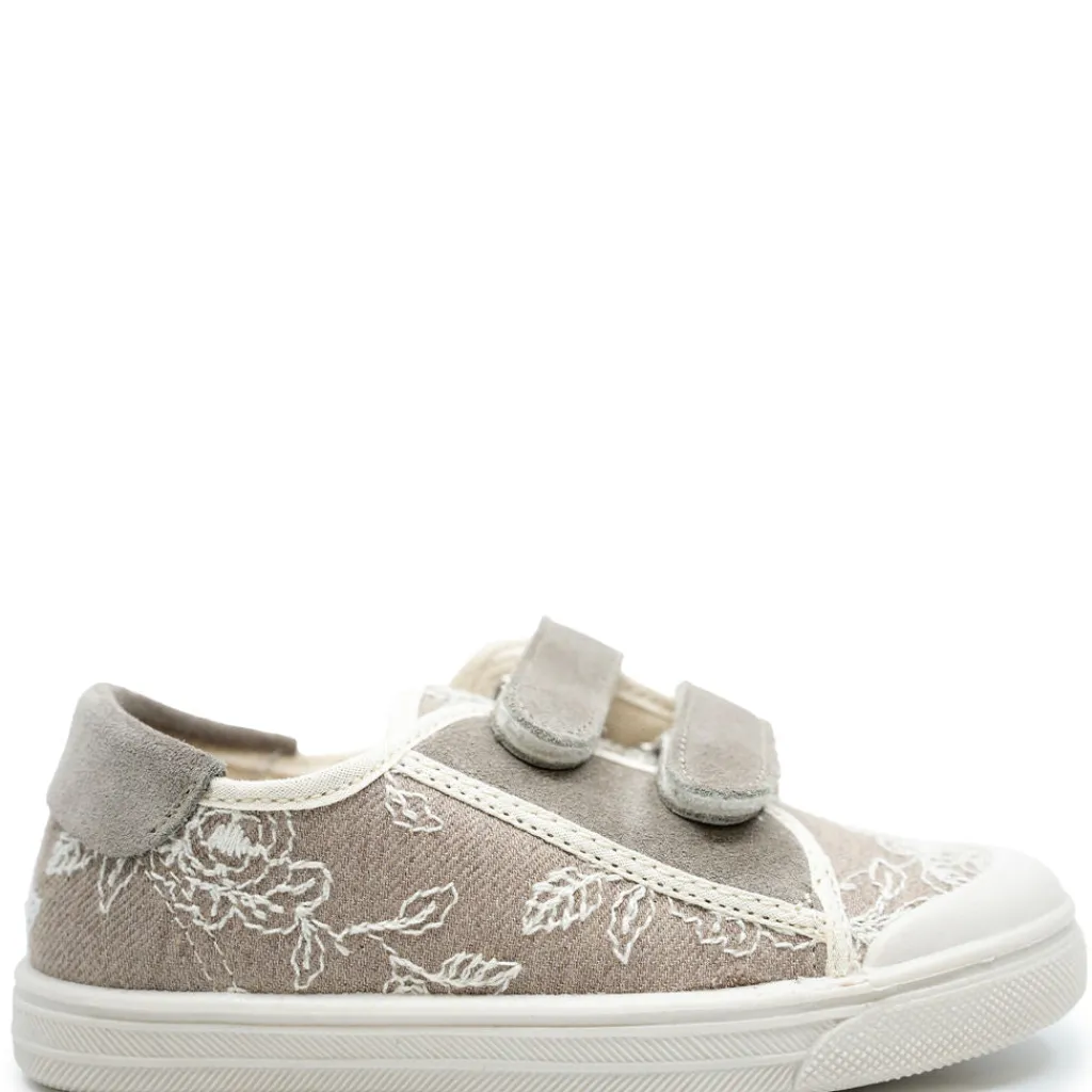 PèPè Pepe Tan Embroidered Velcro Sneaker Clearance