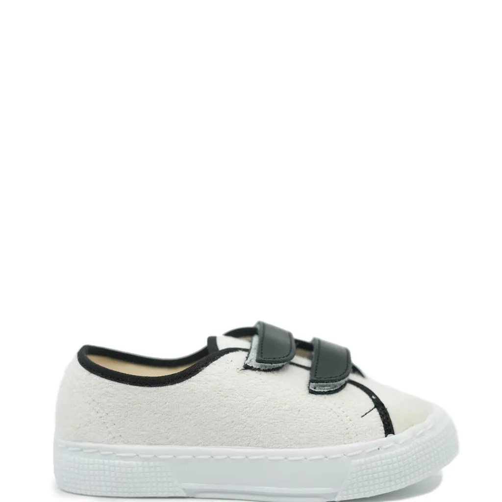 PèPè Pepe White Terry Velcro Sneaker New