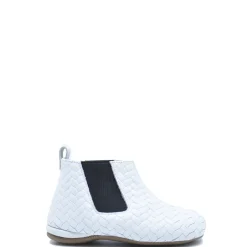 PèPè Pepe White Weave Elastic Bootie Fashion