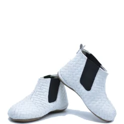 PèPè Pepe White Weave Elastic Bootie Fashion
