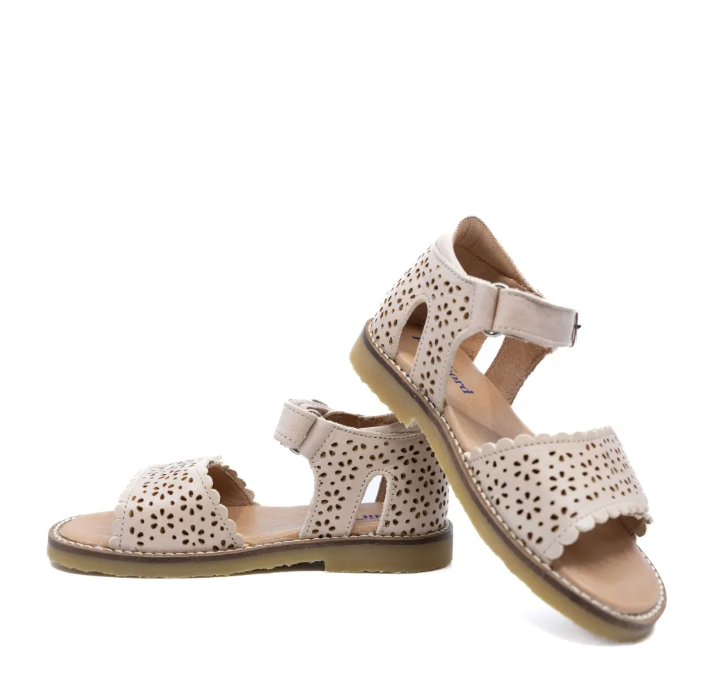 Petit Nord Blush Flower Perforated Sandal Best