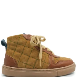 Petit Nord Cognac Quilted Hi Top Sneaker Sale
