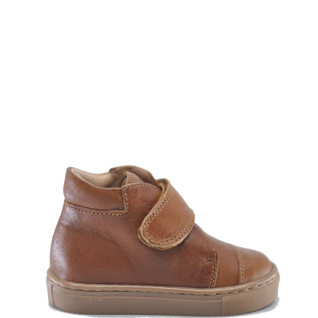 Petit Nord Cognac Velcro Baby Bootie Sale