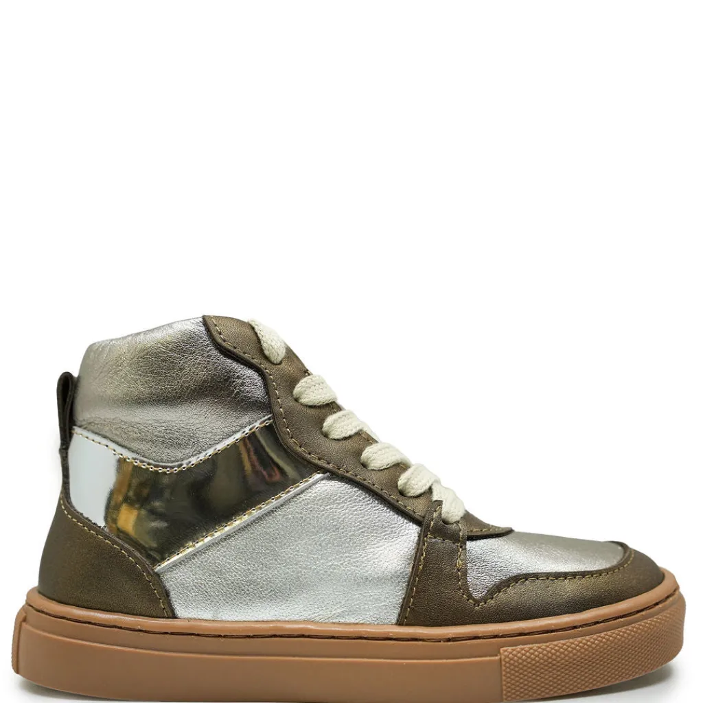 Petit Nord Space Leather Zipper Mid Sneaker Sale