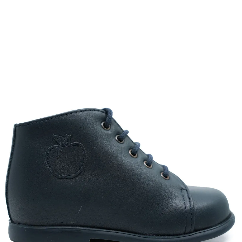 Pom D'Api Navy Lace Baby Bootie Outlet