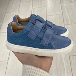 Porte Denim Blue Velcro Sneaker Discount