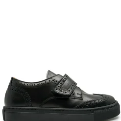 Rondinella Black Velcro Wingtip Dress Sneaker Sale