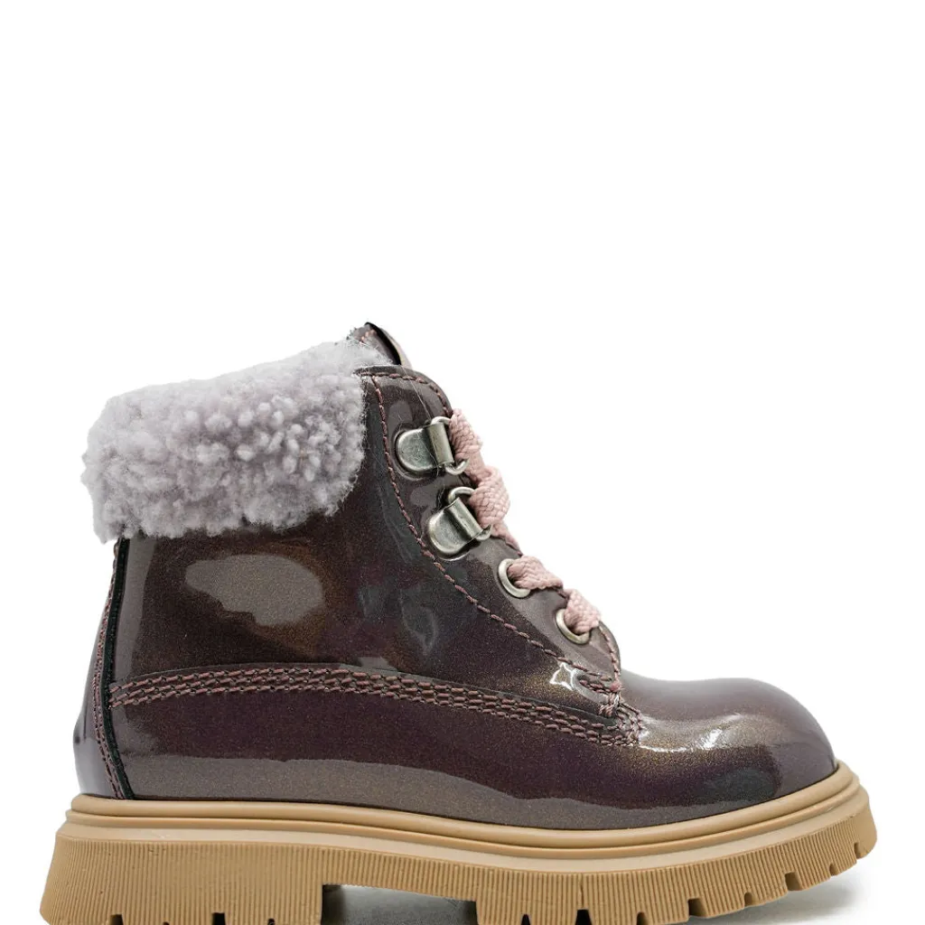 Rondinella Lavender Fur Baby Bootie Clearance