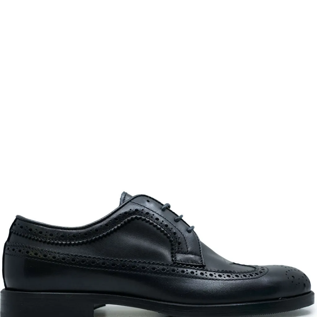 Rondinella Navy Wingtip Dress Shoe Fashion