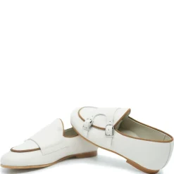 Sonatina Cream Piping Double Monk Loafer Hot