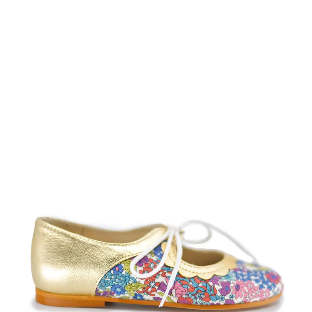 Sonatina Floral Scalloped Mary Jane Hot