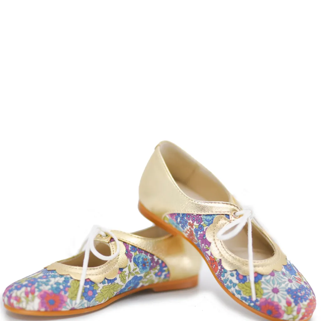 Sonatina Floral Scalloped Mary Jane Hot