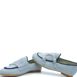 Sonatina Marino Linen Double Monk Loafer Hot