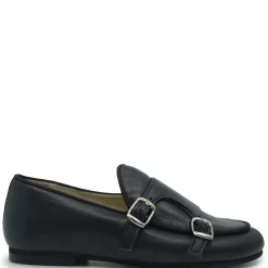 Sonatina Navy Double Monk Loafer Clearance