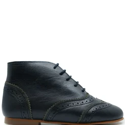 Sonatina Navy Laceup Bootie Fashion