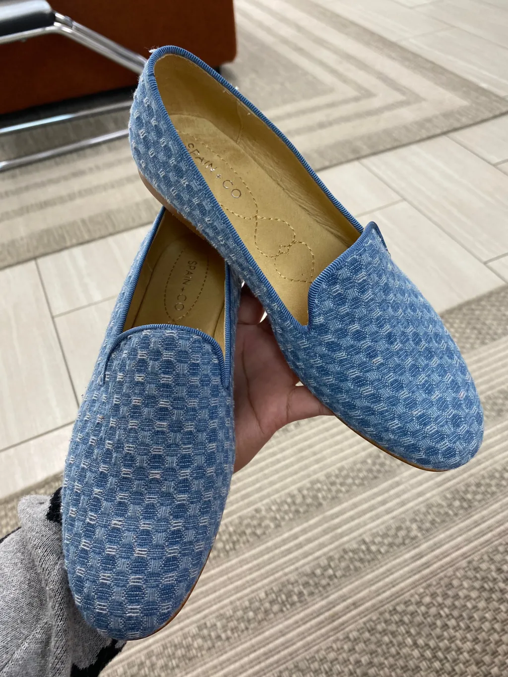 Spain+Co Denim Smoking Loafer Online